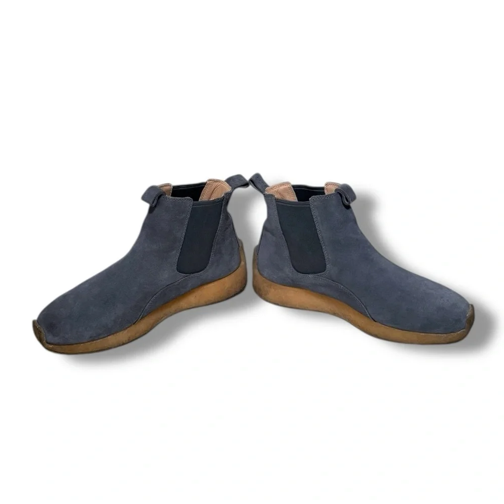 Kith x Ronnie Fieg for Clarks Season 2 Radlett in Asteroid Blue Suede Leather